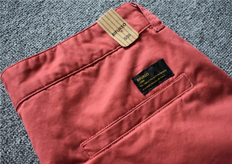 赤コーデ 赤コーデ シンプル綿混ショートパンツ